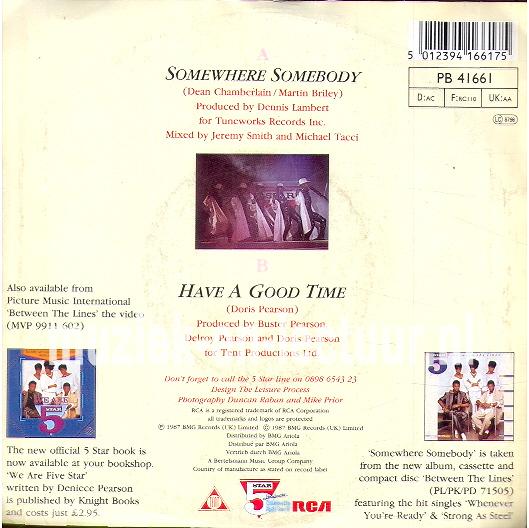 Somewhere somebody - Have a good time